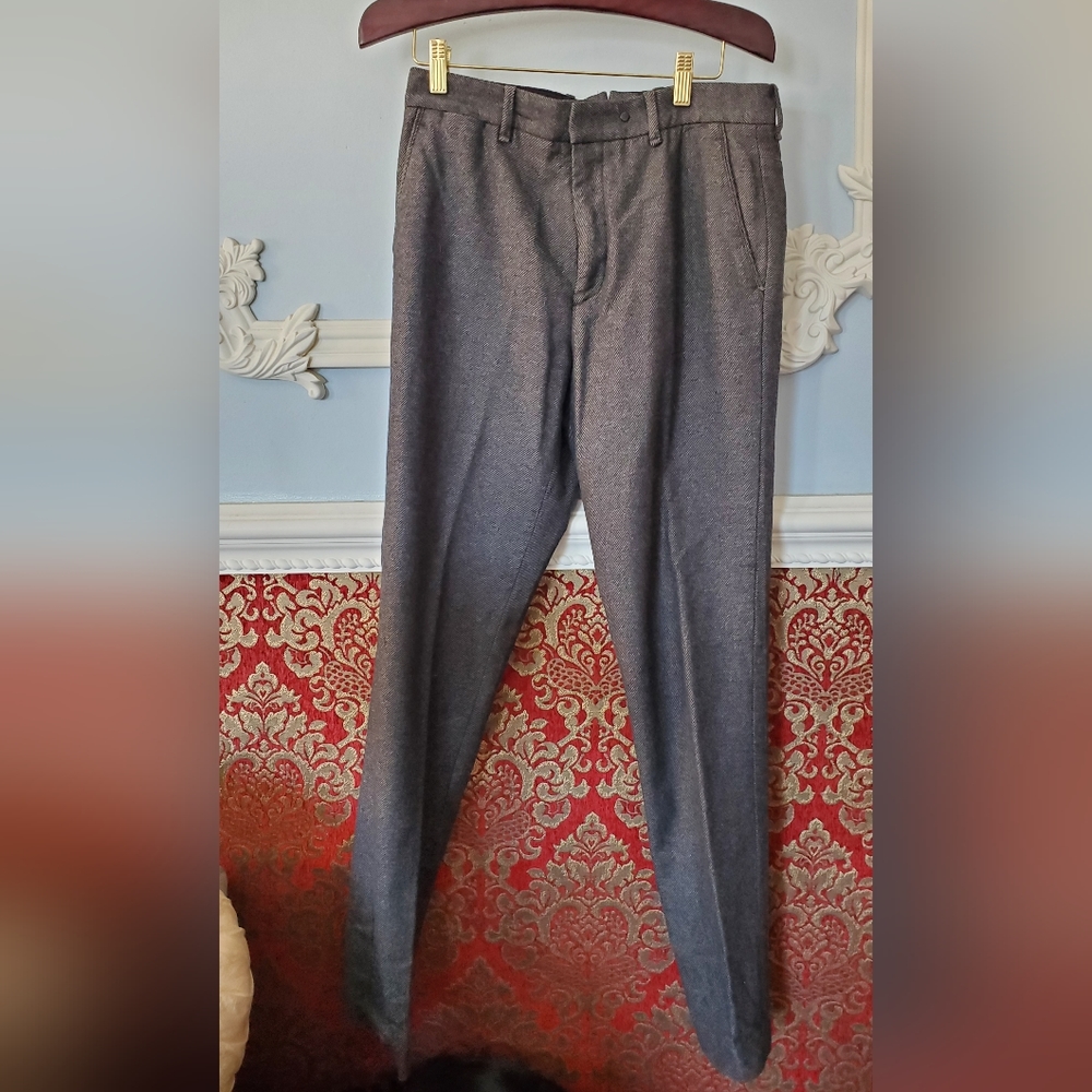 Rag & Bone New York dark gray wool pants size 29×31